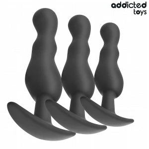 ADDICTED TOYS - 3ER-SET ANALPLUG MODELL 1